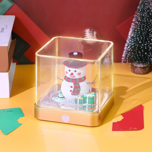 Snemand (med lys & Kalender 2026)