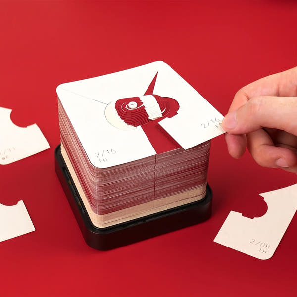 3D-kalender 2026 - Julehat