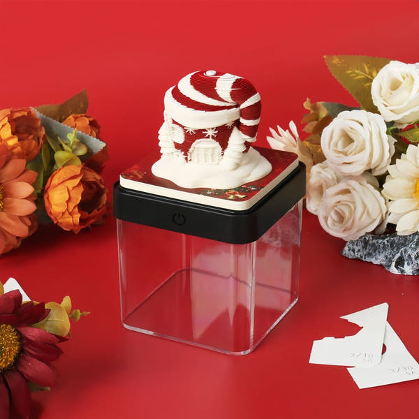 3D-kalender 2026 - Julehat