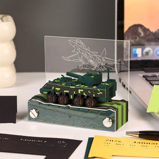 3D-kalender 2026 - pansrede køretøjer