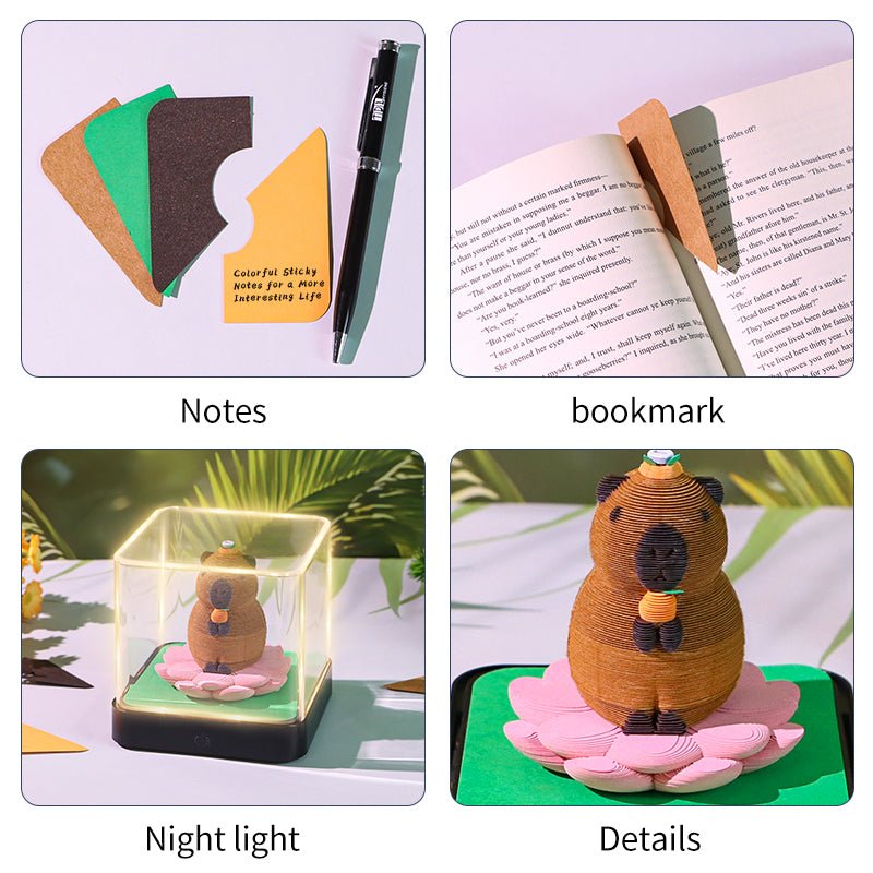 3D Calendar 2026 - Capybara