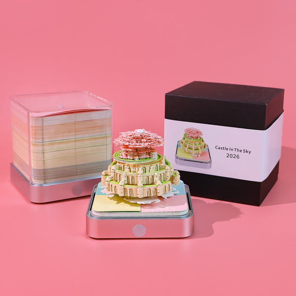 3D-kalender 2026 - Castle in Sky