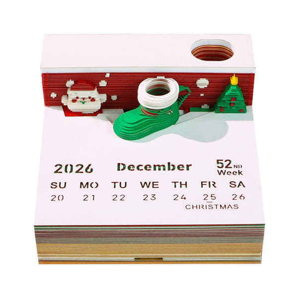 3D-kalender 2026 - Julecup