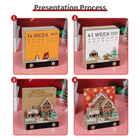 3D-kalender 2026 - Julesnehus