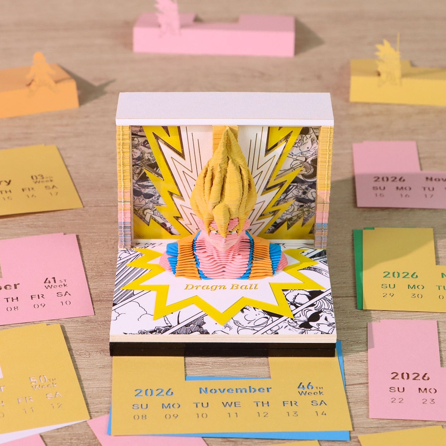 3D-kalender 2026 - Dragon Ball