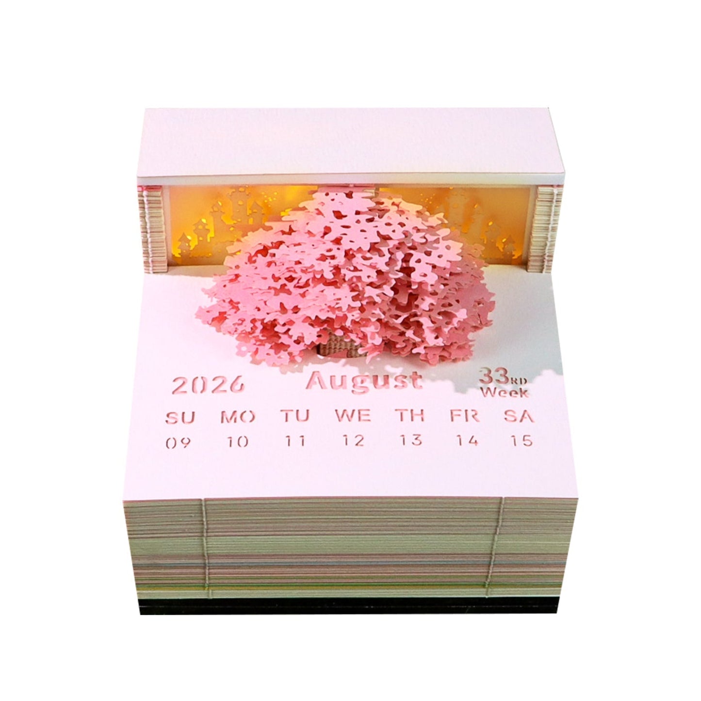3D-kalender 2026 - Floral Tree Island