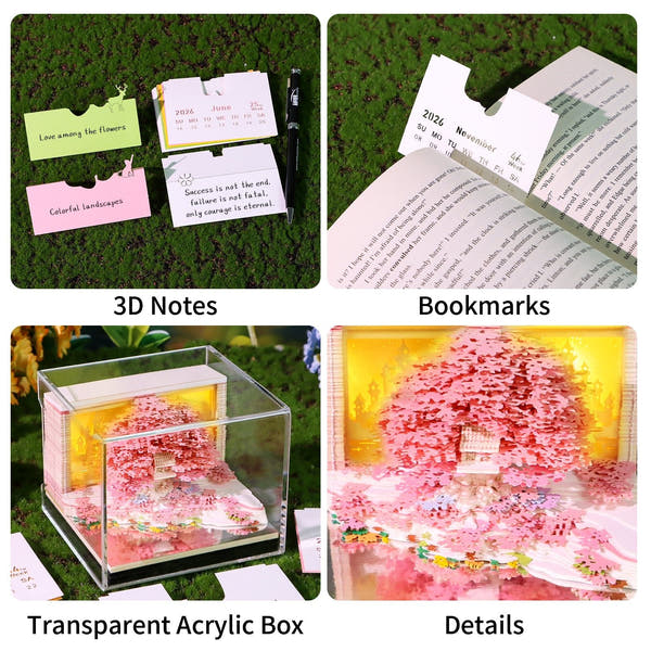 3D-kalender 2026 - Floral Tree Island