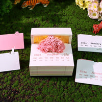 3D-kalender 2026 - Floral Tree Island