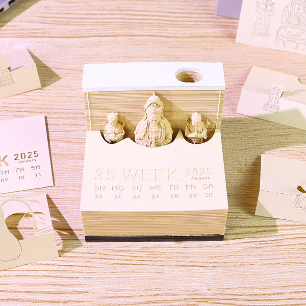 3D-kalender 2026 - Guanyin