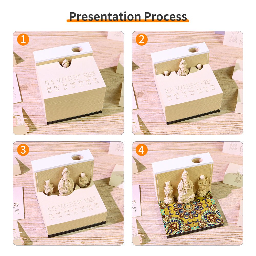 3D-kalender 2026 - Guanyin