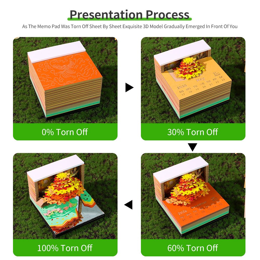 3D Calendar 2026 - Phoenix Perched Wutong
