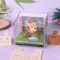 3D Calendar 2026 - Sea Otter