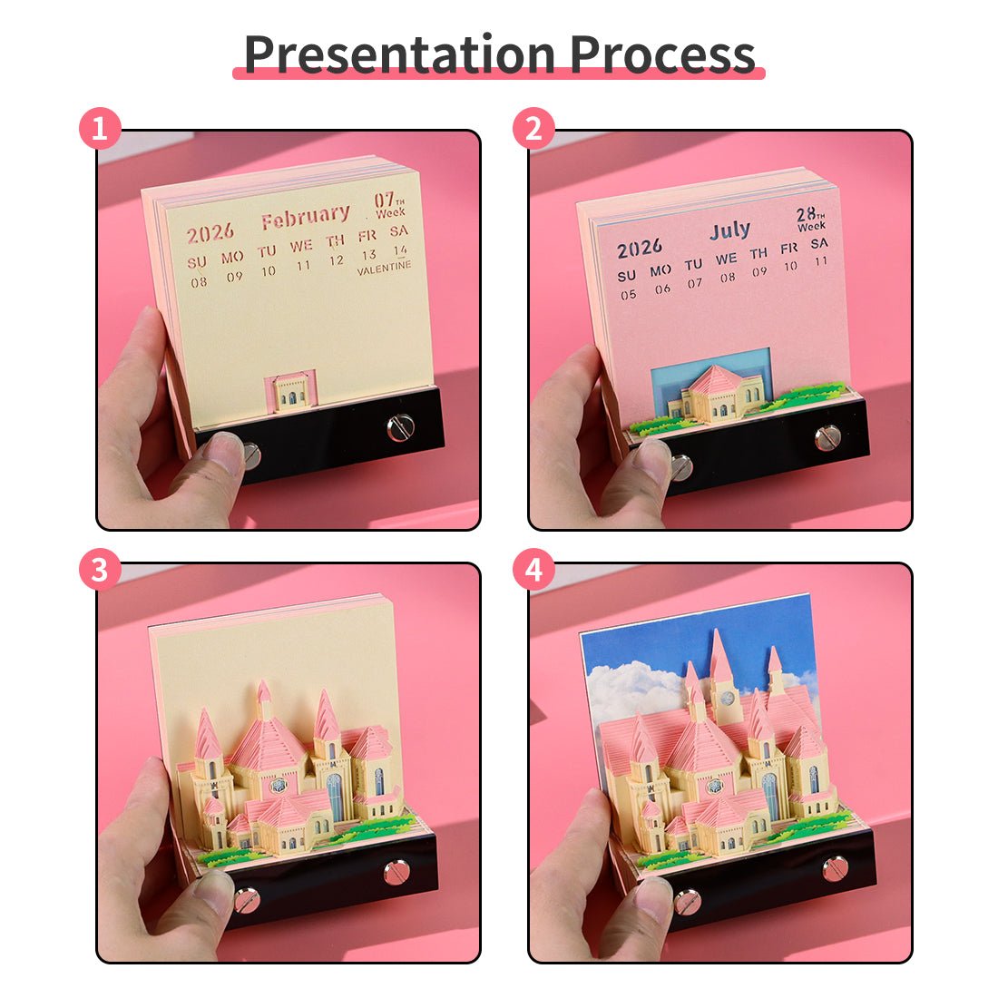 3D Kalender 2026 - Sankt Martins Kirke