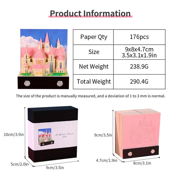3D Kalender 2026 - Sankt Martins Kirke