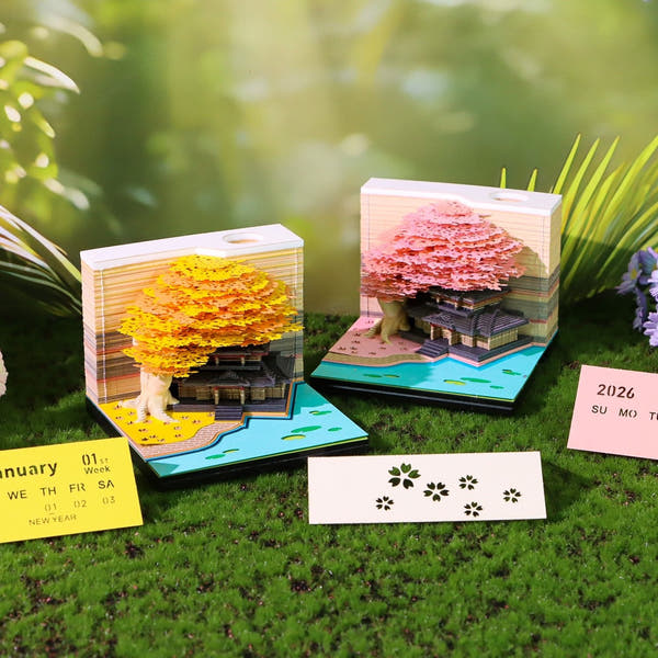 3D Calendar 2026 - Tree House B