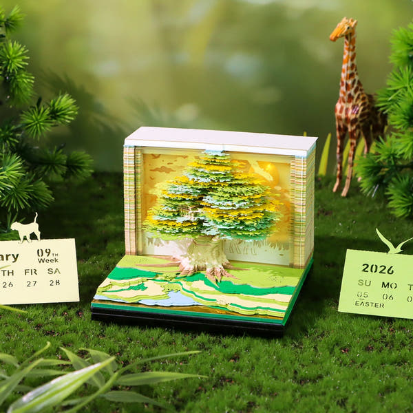 3D Calendar 2026 - Tree House D