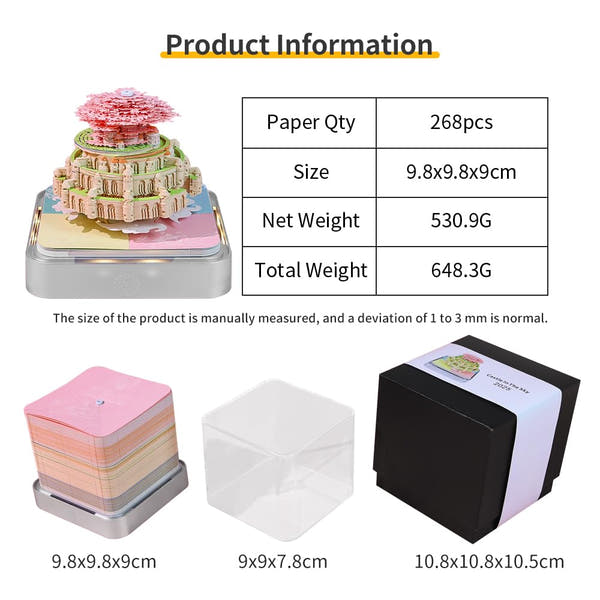 3D-kalender 2026 - Castle in Sky