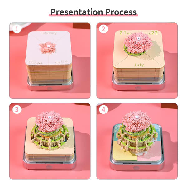 3D-kalender 2026 - Castle in Sky