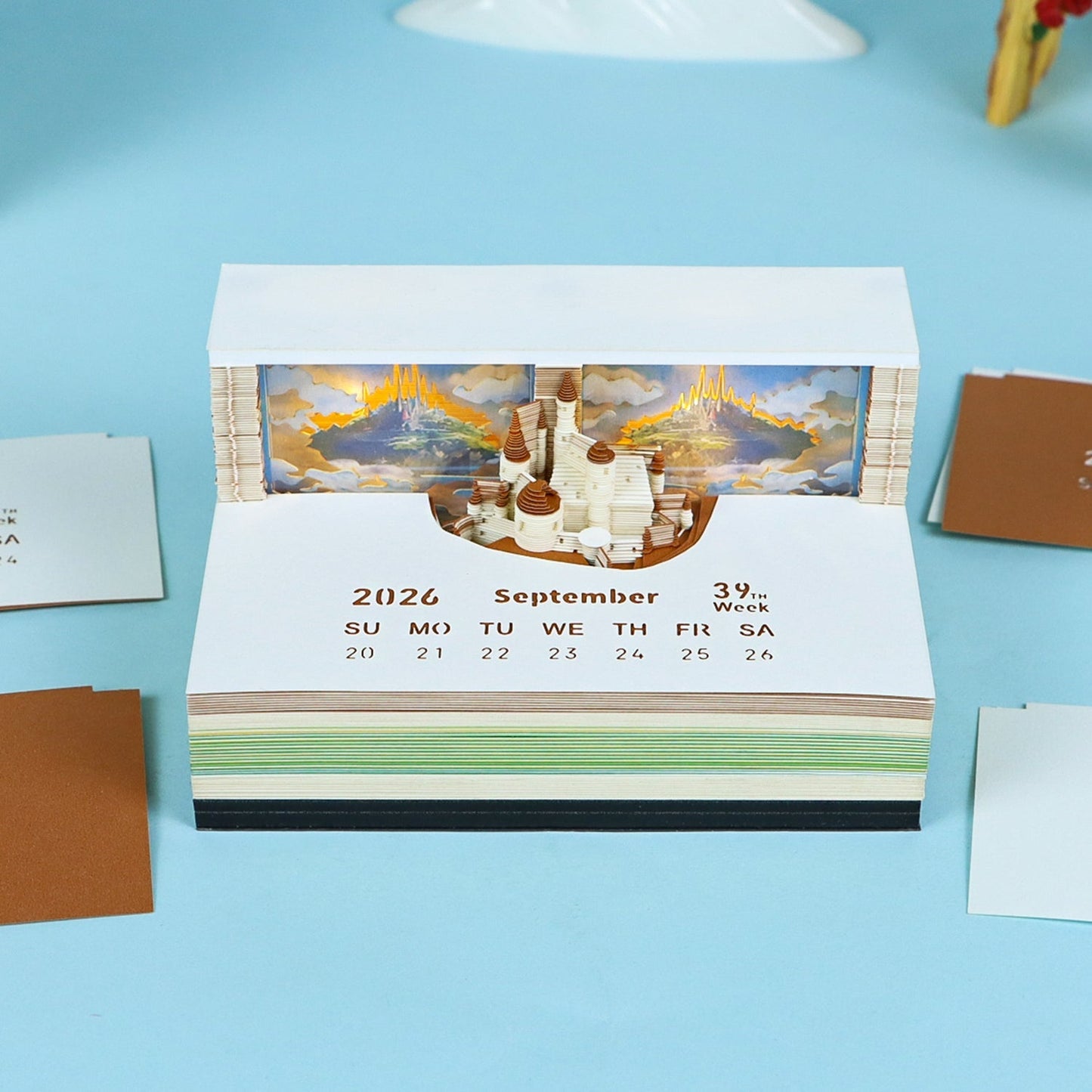 3D Calendar 2026 - City in Sky