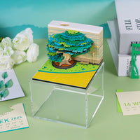 3D Calendar 2026 - Four Seasons Tree