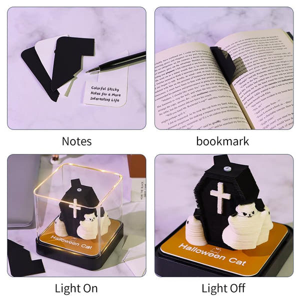 3D-kalender 2026 - Halloween Cat