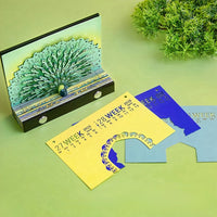 3D-kalender 2026 - Påfugl