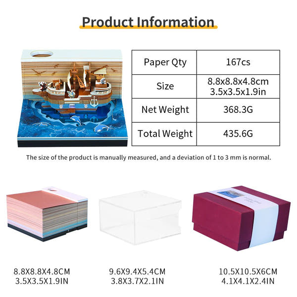 3D-kalender 2026 - Piratskib
