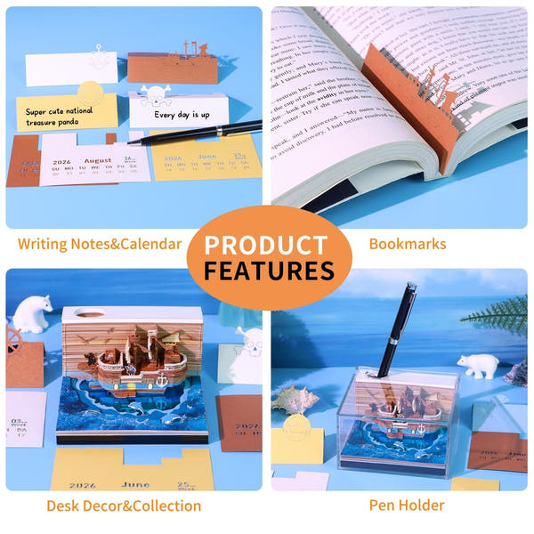 3D-kalender 2026 - Piratskib