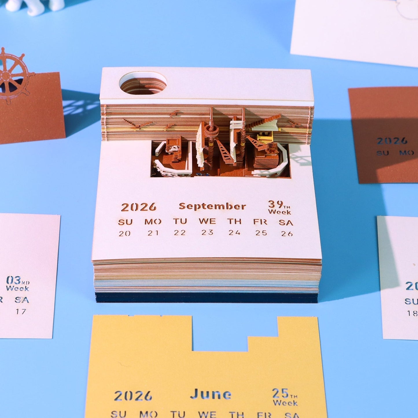 3D-kalender 2026 - Piratskib