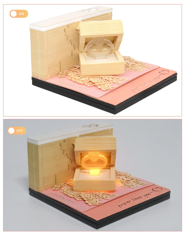 3D-kalender 2026 - Ring