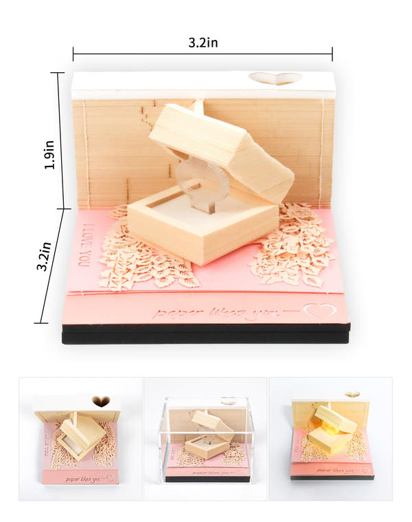 3D-kalender 2026 - Ring