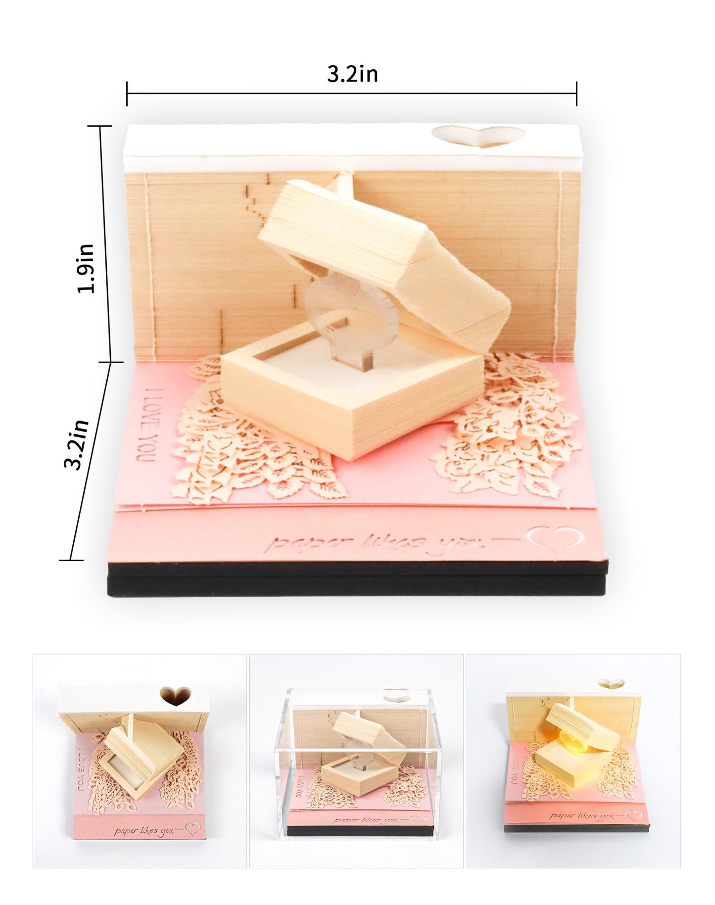 3D-kalender 2026 - Ring