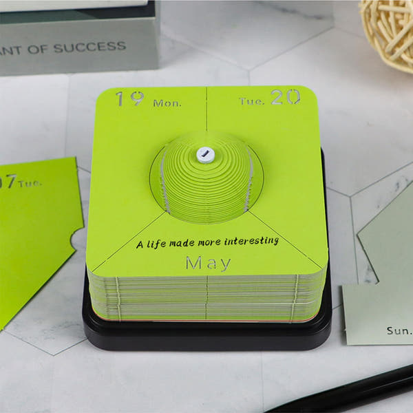 3D-kalender 2026 - Tennis