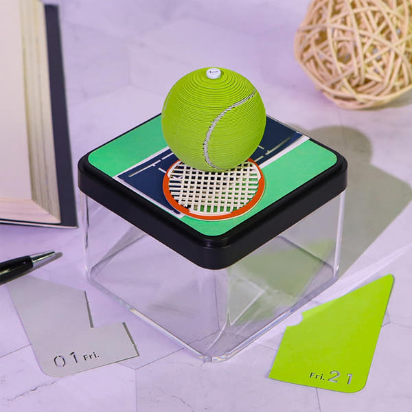 3D-kalender 2026 - Tennis