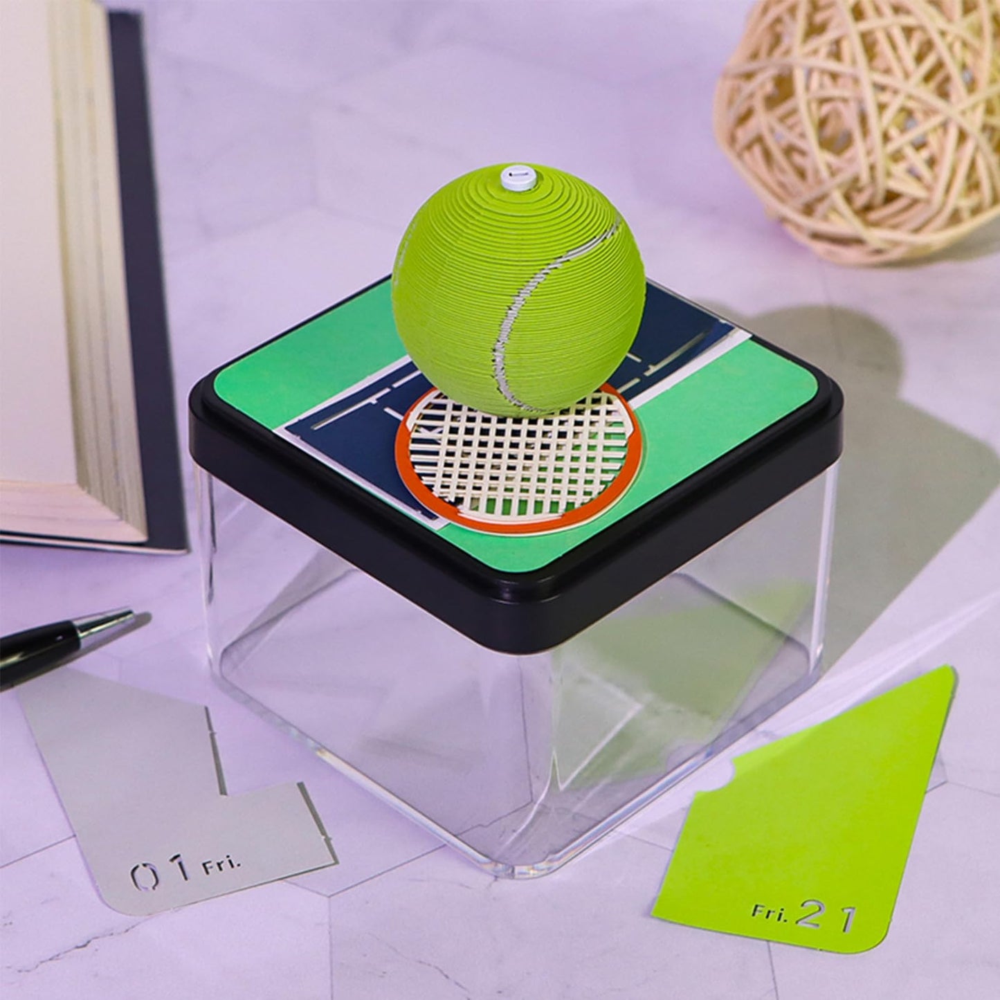 3D-kalender 2026 - Tennis