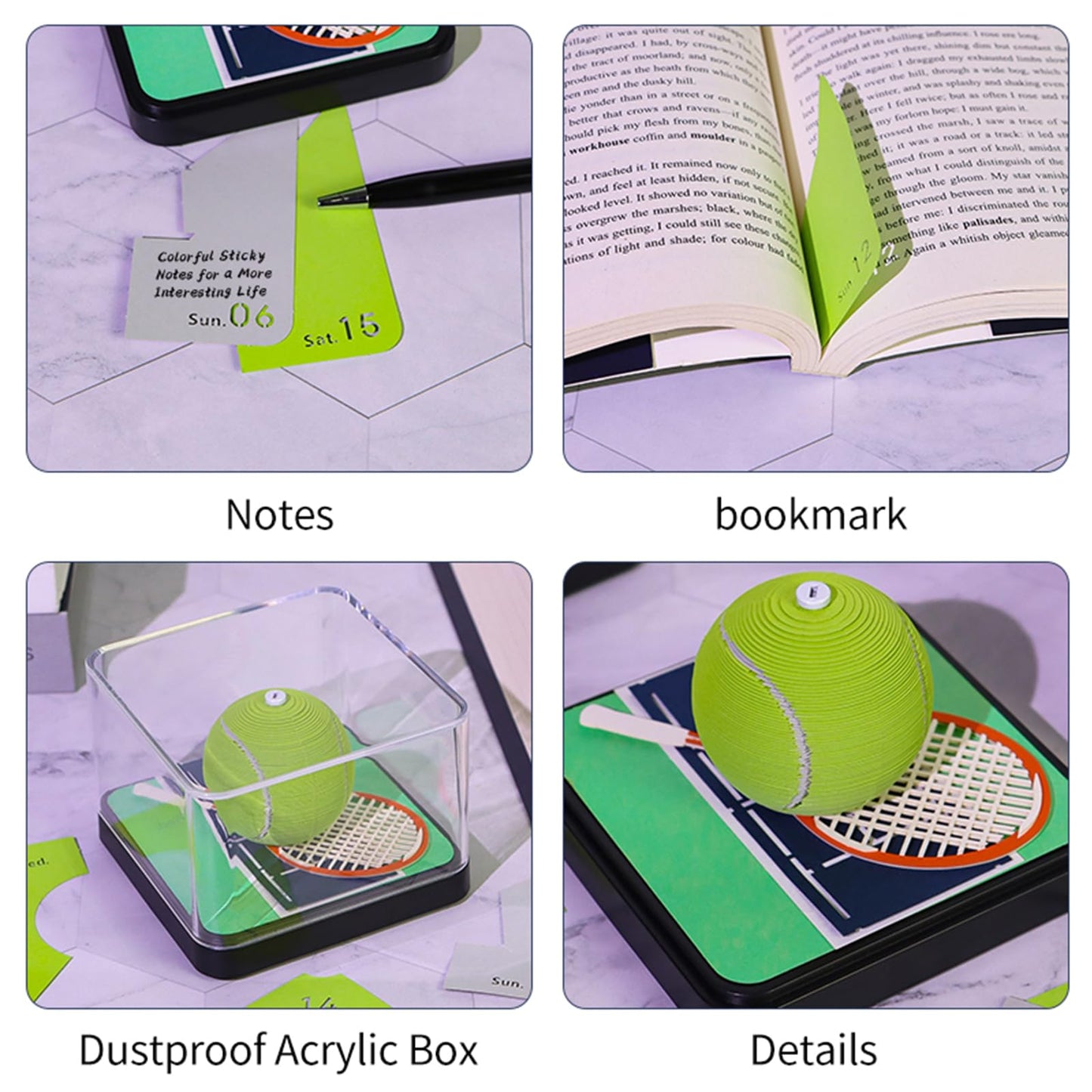 3D-kalender 2026 - Tennis