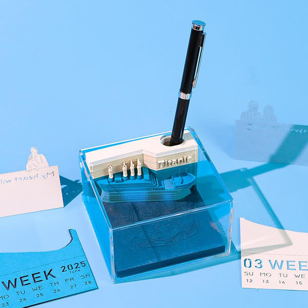 3D-kalender 2026 - Titanic