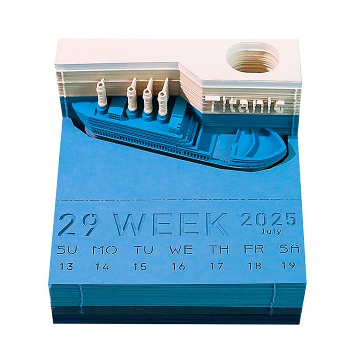3D-kalender 2026 - Titanic