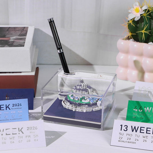 Mont Saint-Michel (med lys) & Kalender 2026)