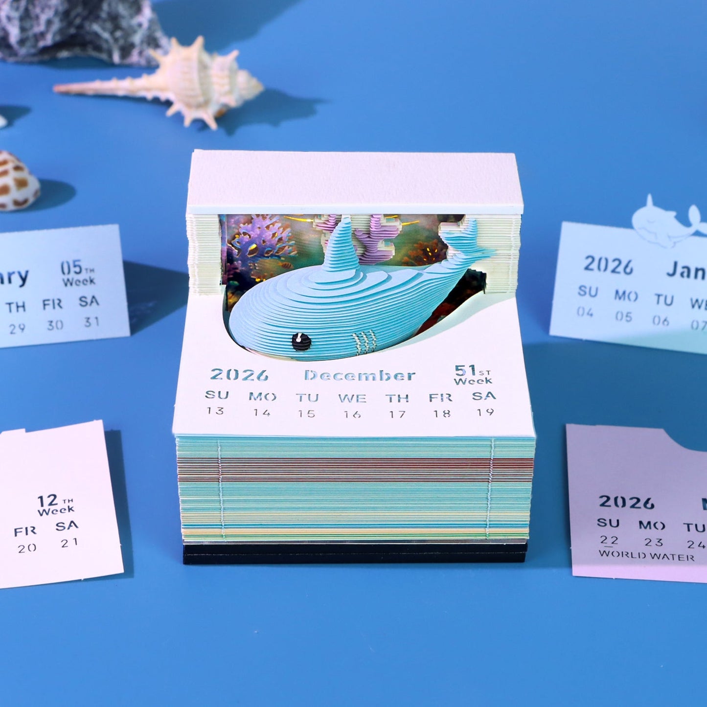 Babyhaj (med lys & Kalender 2026)