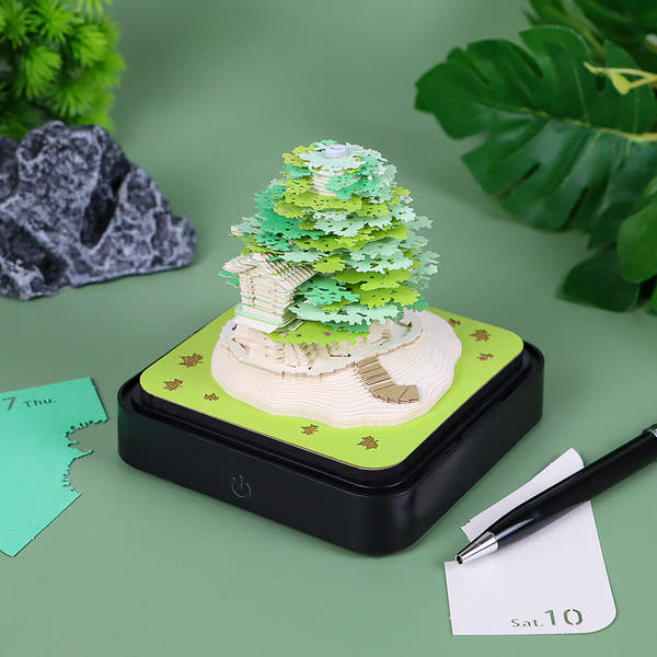 Grønt træ (med lys & Kalender 2026)