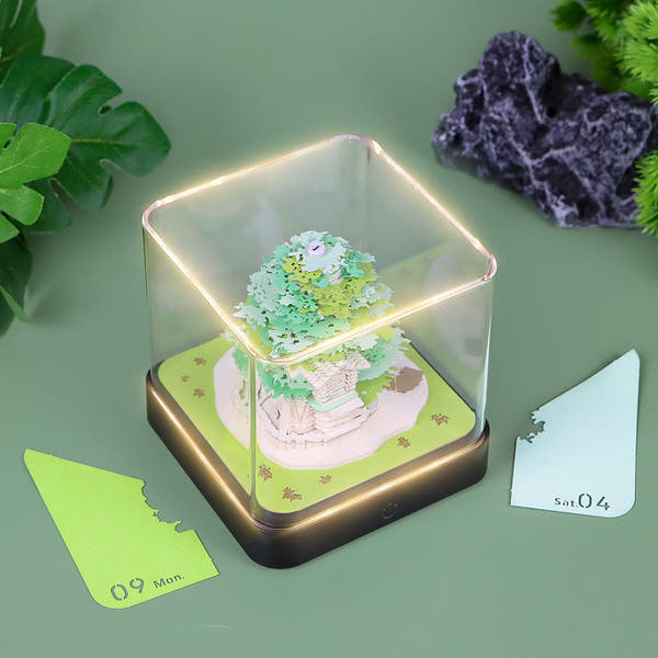 Grønt træ (med lys & Kalender 2026)