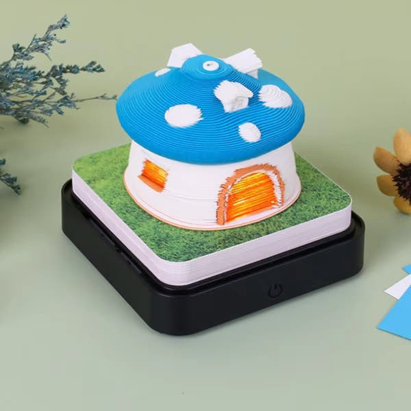 Mushroom House (With Light & Calendar 2026)